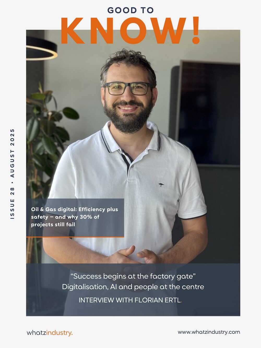 WhatzIndustry - 28. Engl. Good to KNOW Florian Ertl 1 uai