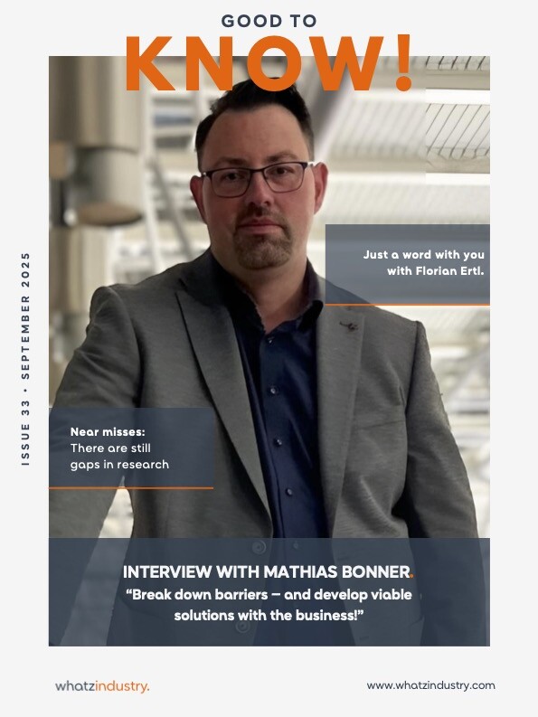 WhatzIndustry - 33. Engl. Good to KNOW Mathias Bonner uai