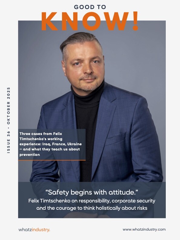 WhatzIndustry - 36. Engl. Good to KNOW Felix Timtschenko uai