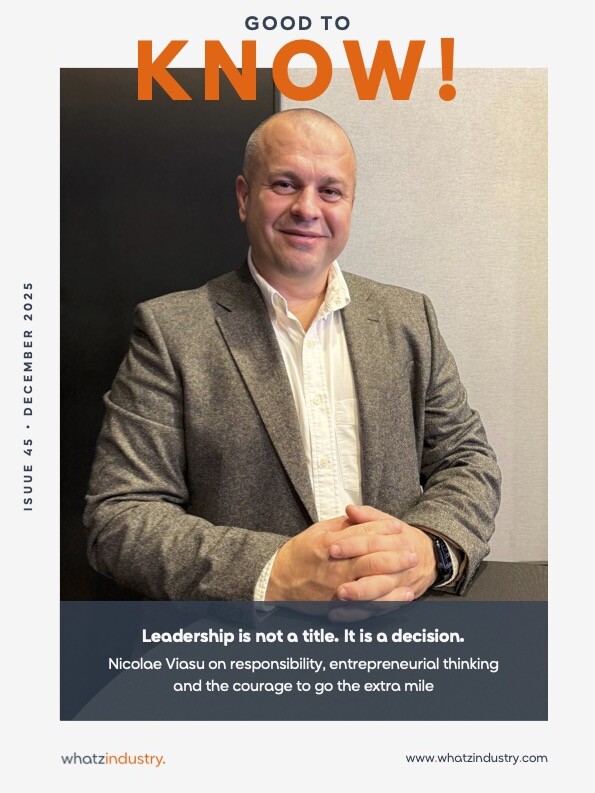 WhatzIndustry - 45. Engl. Good to KNOW Nicolae uai