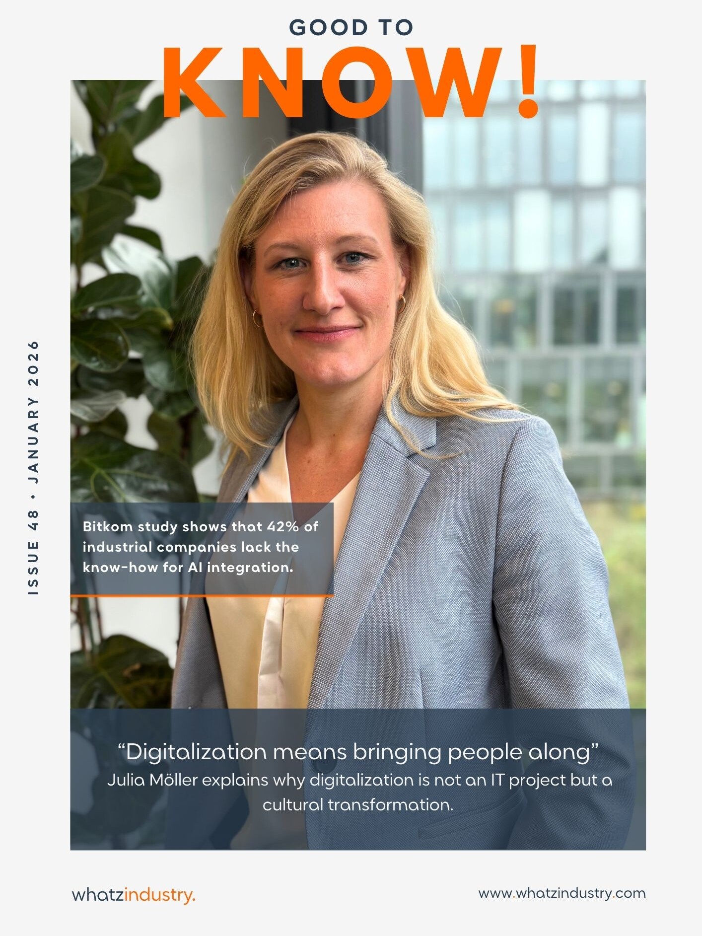 WhatzIndustry - 48. Eng. Good to KNOW Julia Moeller uai