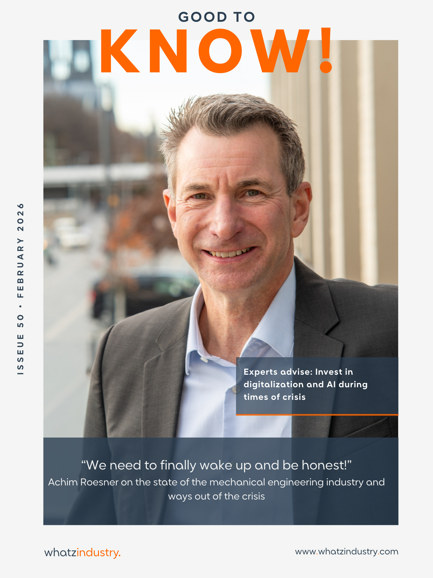 WhatzIndustry - 50 Good to KNOW Achim Roesner en uai