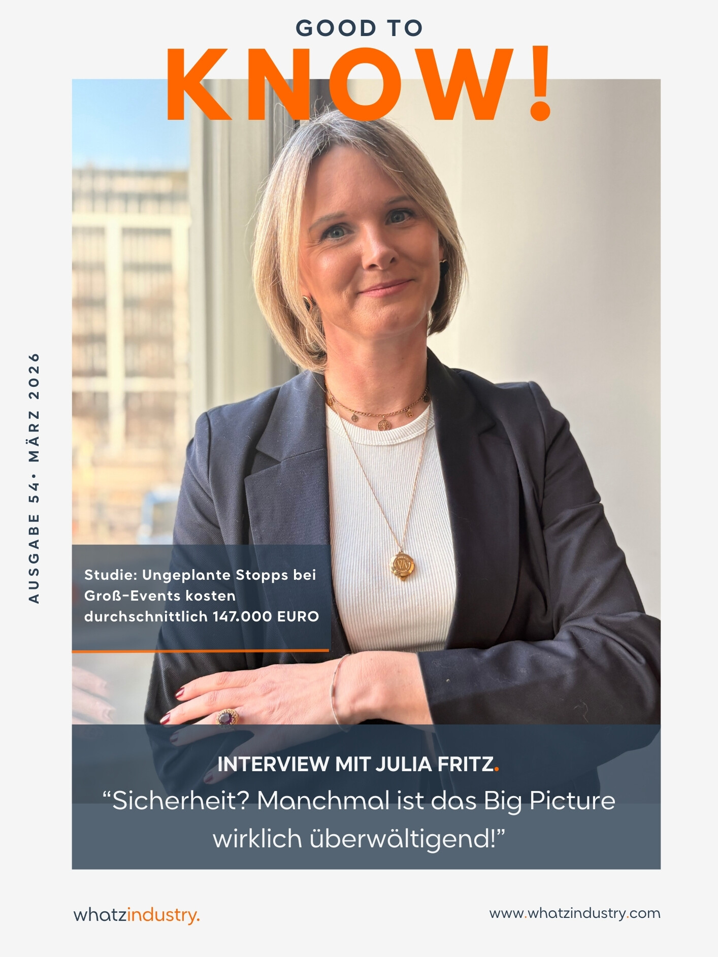 WhatzIndustry - 54 Good to KNOW Julia Fritz de uai