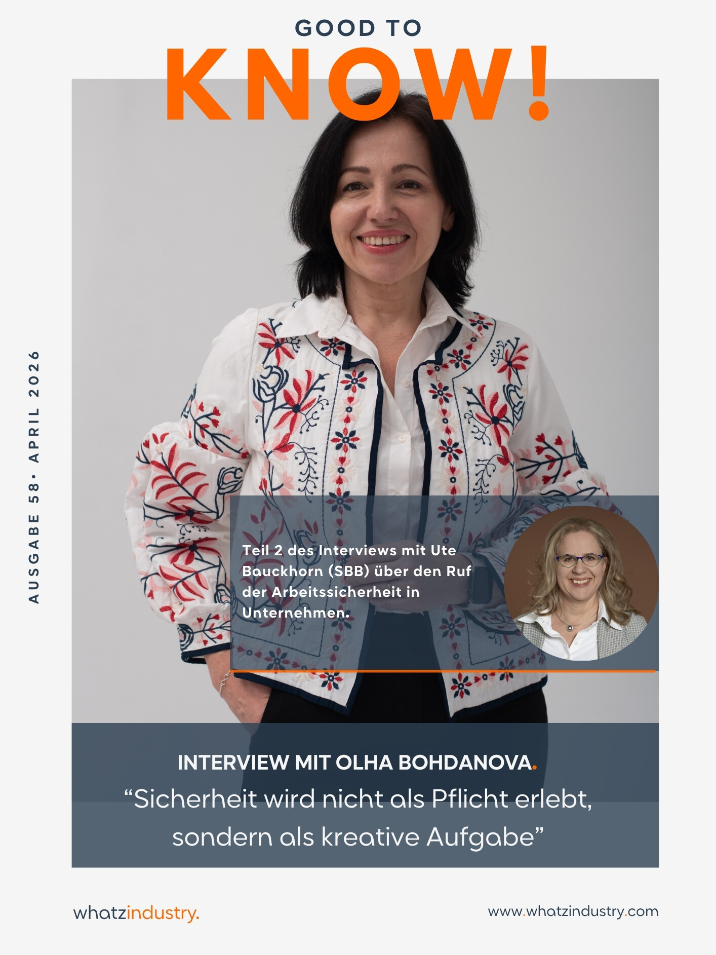 WhatzIndustry - 58 Good to KNOW Olha Bodhanova de uai