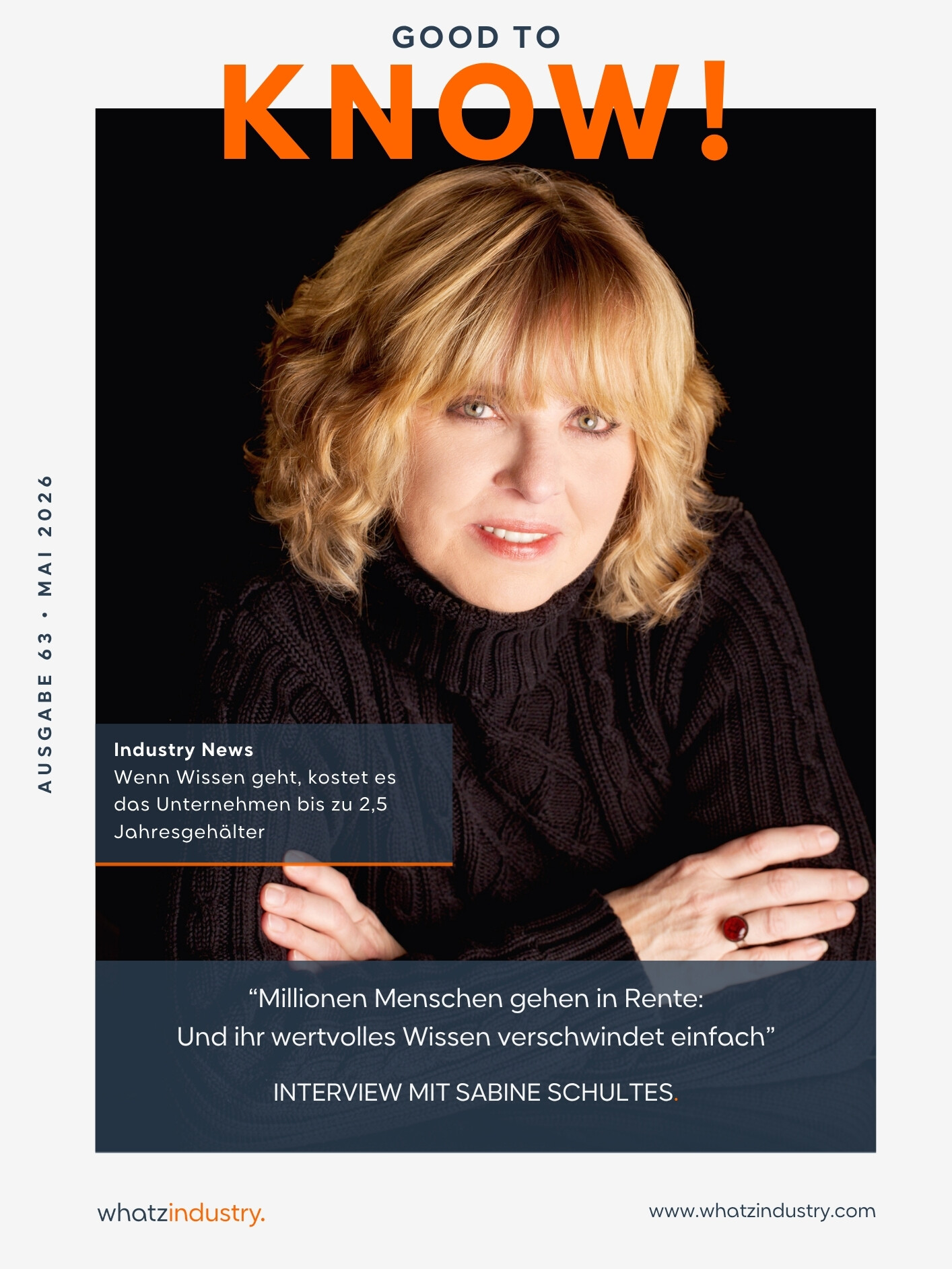 WhatzIndustry - 63 Good to KNOW Sabine Schultes deutsch uai