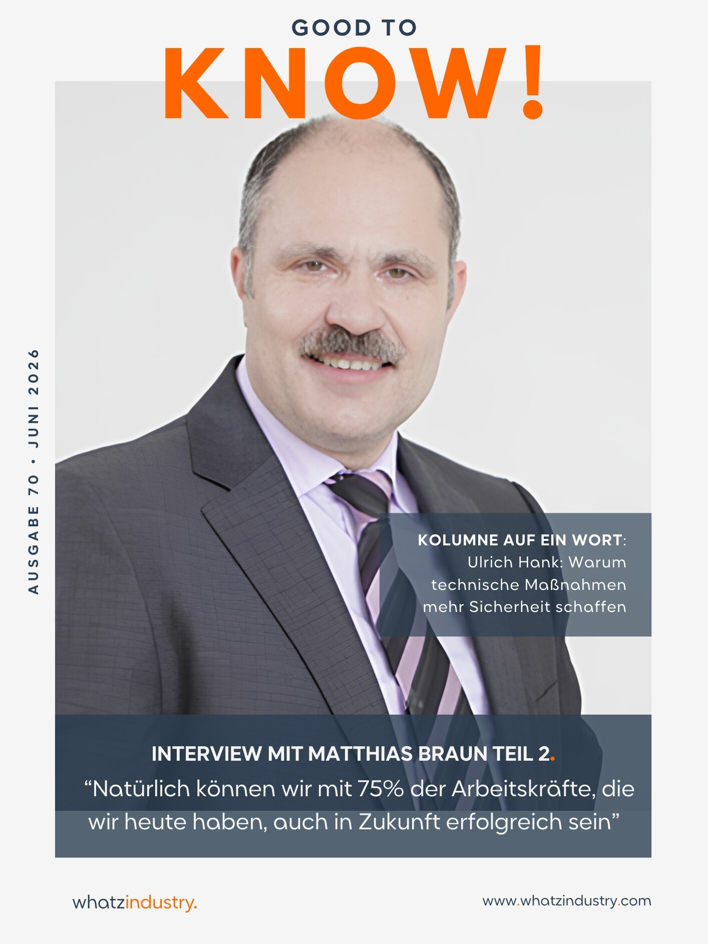 WhatzIndustry - 70 Good to KNOW Matthias Braun de uai